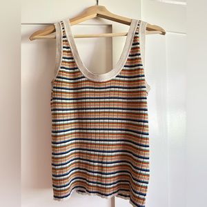 Madewell striped sweater tank